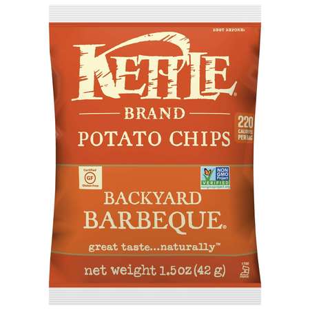 KETTLE FOODS Kettle Potato Chip Backyard BBQ 1.5 oz., PK24 803079